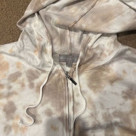 Tye dye lightweight zip up - Picture 2 of 5
